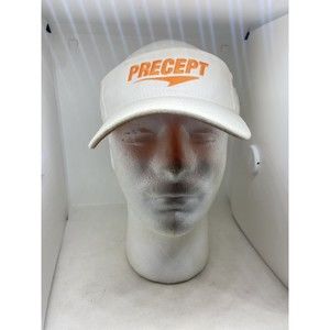 Precept White Visor with Orange Embroidery  Golf Ladies Mens Putt Drive Masters